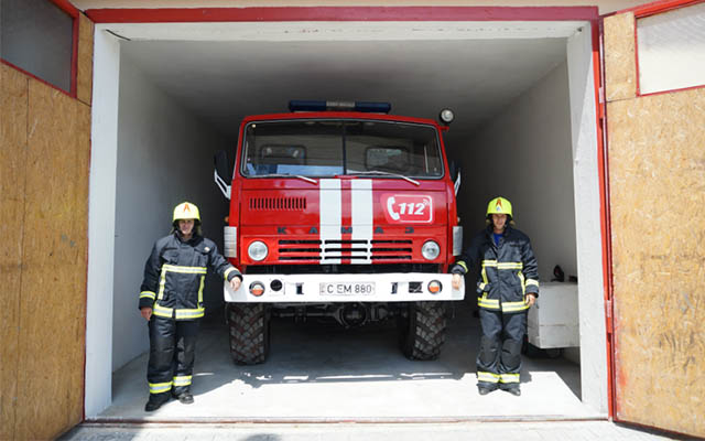 Пожарно-спасательная часть в селе Копанка была отремонтирована при поддержке ЕС